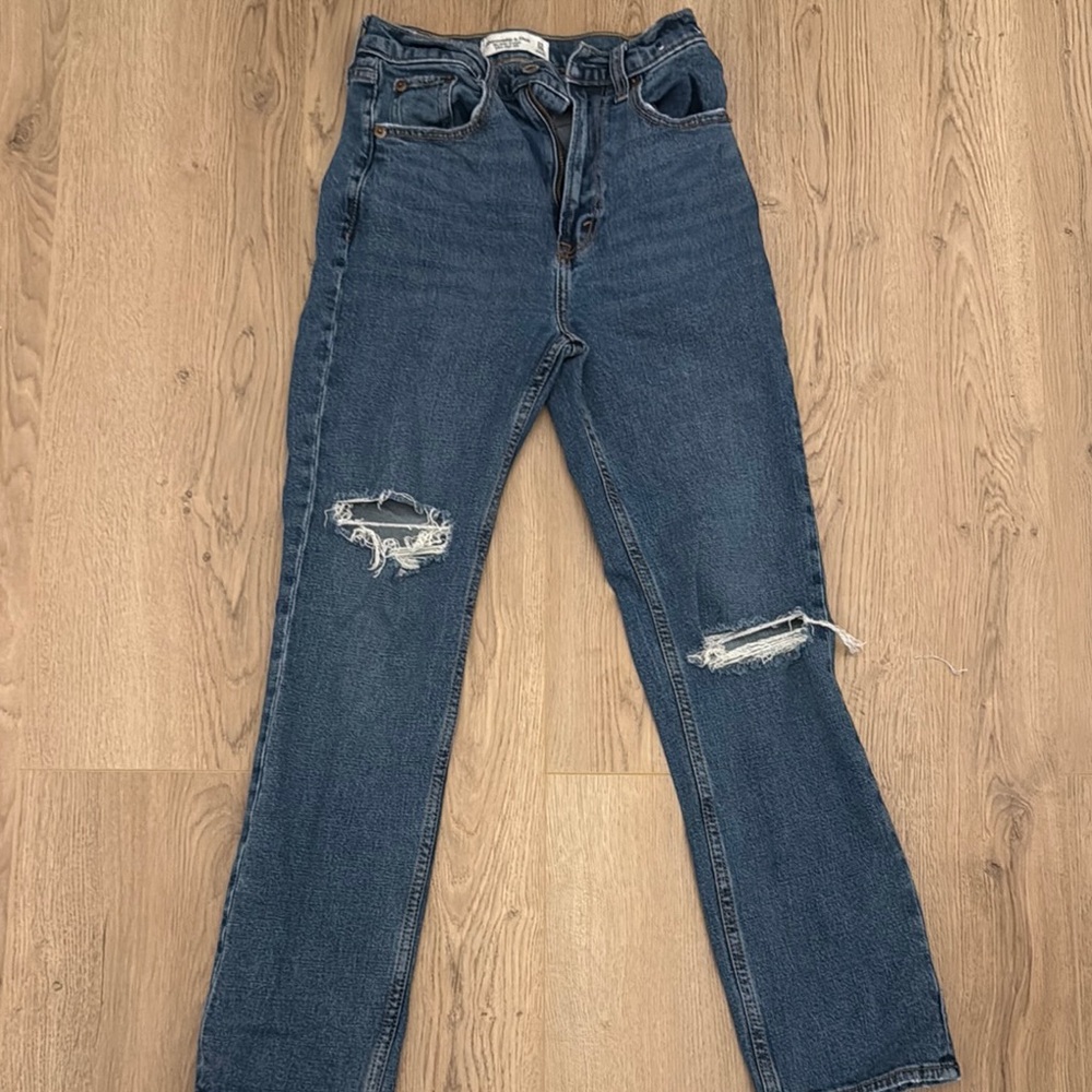 Levi's Distressed Blue Jeans